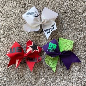US cheerleading finals bow bundle